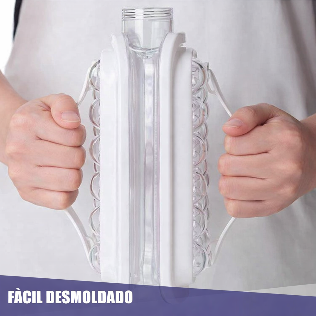 Bandeja para cubitos de hielo 2 en 1