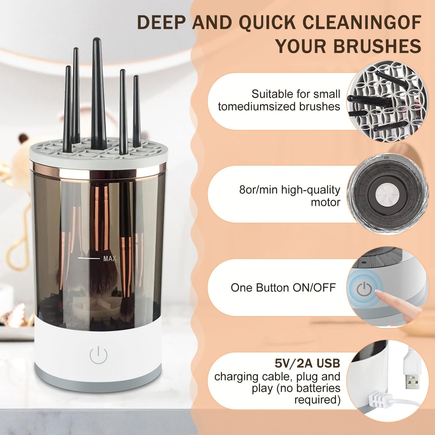 Limpiador de Brochas de Maquillaje - additional image 7