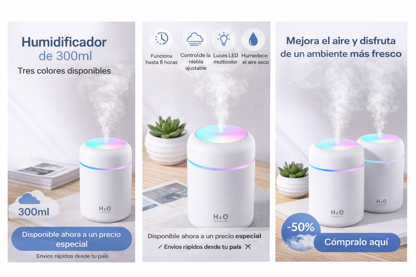 Humidificador LED - Treandpeak